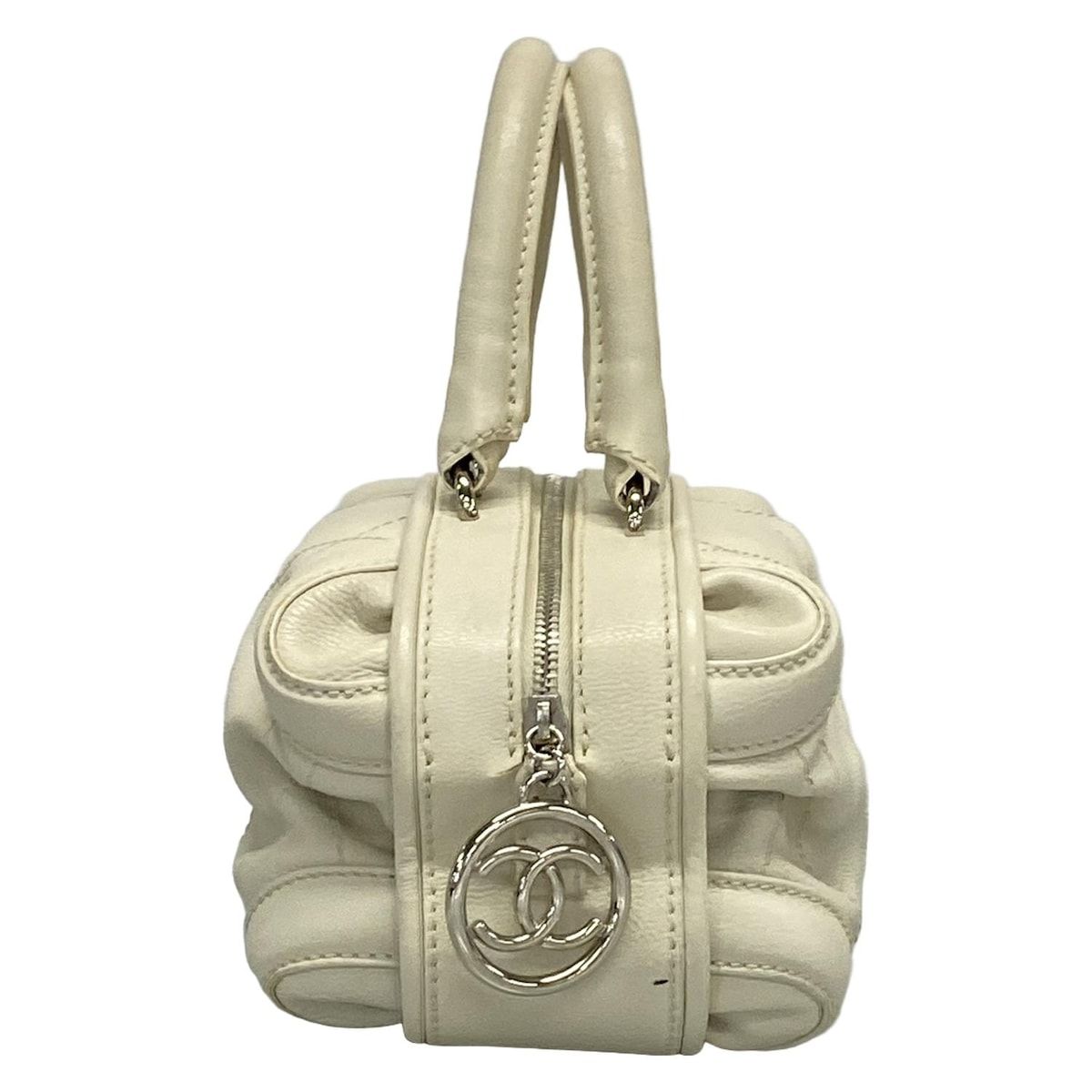 CHANEL(シャネル) ハンドバッグ ワイルドステッチ アイボリー ミニ  