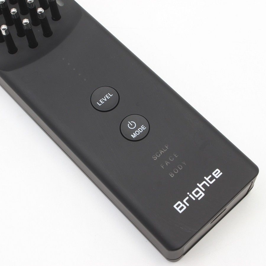 美品】Brighte ELEKI BRUSH+ BRT-FSB180 ブラック 美顔器 EMS