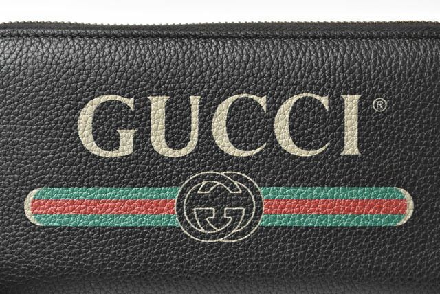 グッチ 未使用 財布 GUCCI 長財布 ヴィンテージロゴ プリント