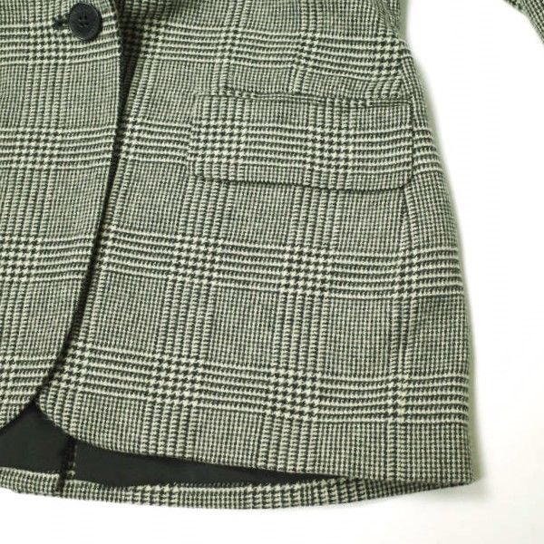 ぷくぷく　ラルフローレン　グレンチェック テーラードジャケット LAUREN RALPH LAUREN (ローレン ラルフ ローレン) チェック柄 シングル