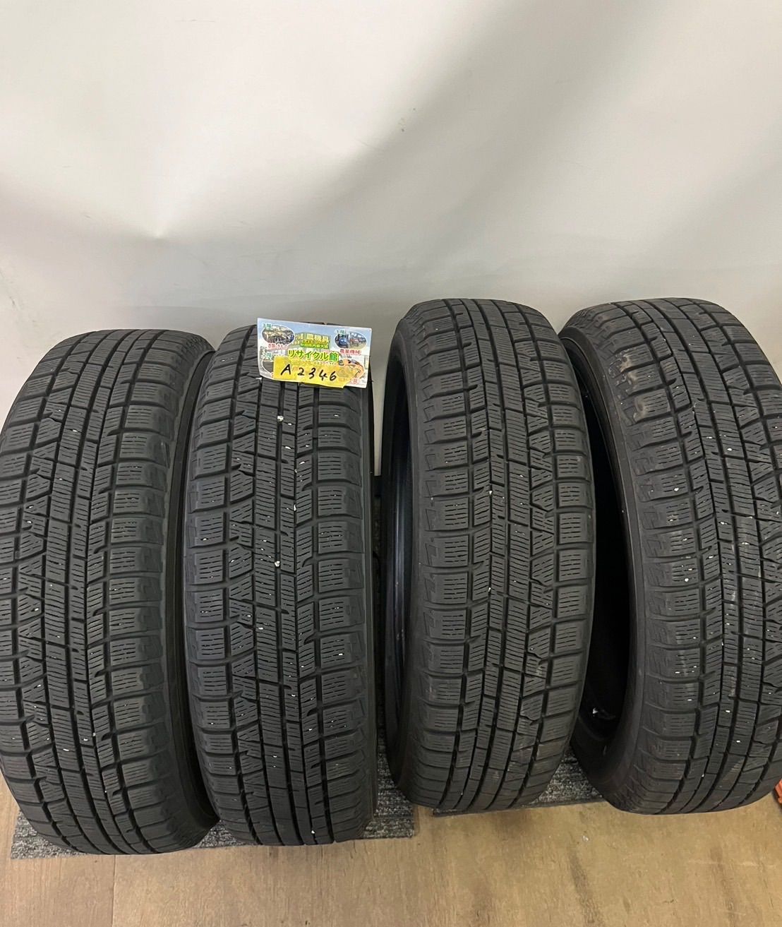 155/65R14 (4本)YOKOHAMA iG50PLUS／2020年製（スタッドレス4本 155 
