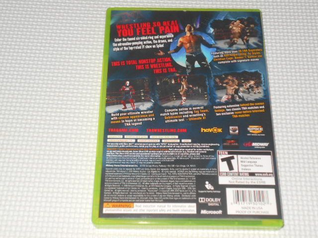 xbox360☆TNA IMPACT 海外版 北米版 DVD BONUS CONTENT付☆箱付 xbox360☆TNA IMPACT 海外版 北米版 DVD BONUS CONTENT付☆箱付