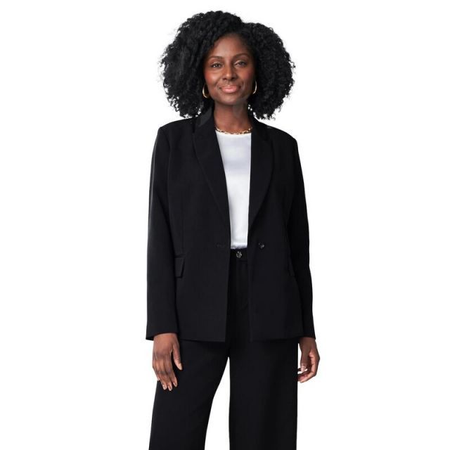 【送料無料】 ジェシカロンドン レディース ジャケット・ブルゾン アウター Jessica London Women's Plus Size Bi-Stretch Shaped Blazer Merlot Plaid
