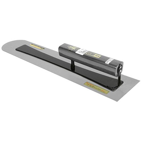 【新品・2営業日で発送】藤原産業 土間鏝本焼0.7黒塗角柄 規格:450MM