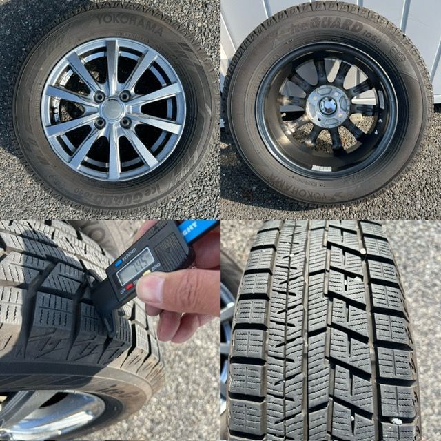 14インチ スタッドレス タイヤ ホイールセット タイヤ：iceGUARD