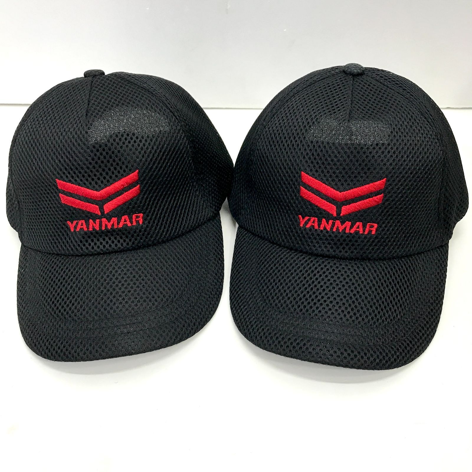 【01】未使用品 YANMAR ヤンマー メッシュキャップ 2点セット(01-5742)