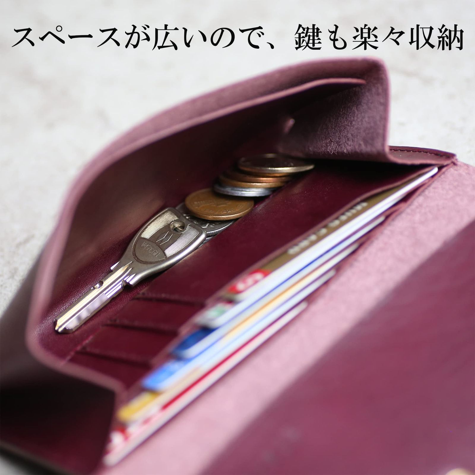  statusy il modo ステータシー イルモード 本革 小さい長財布 レディース メンズ Black 右 財布 キッズファッション小物