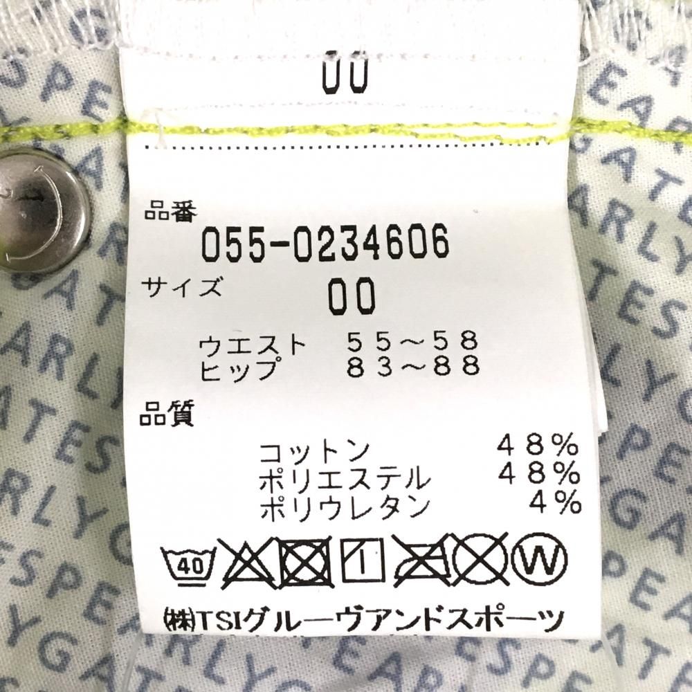 パーリーゲイツ スカート 0 ワニ柄 ☆SALE価格☆【新品】パーリーゲイツ スカート ライトグリーン