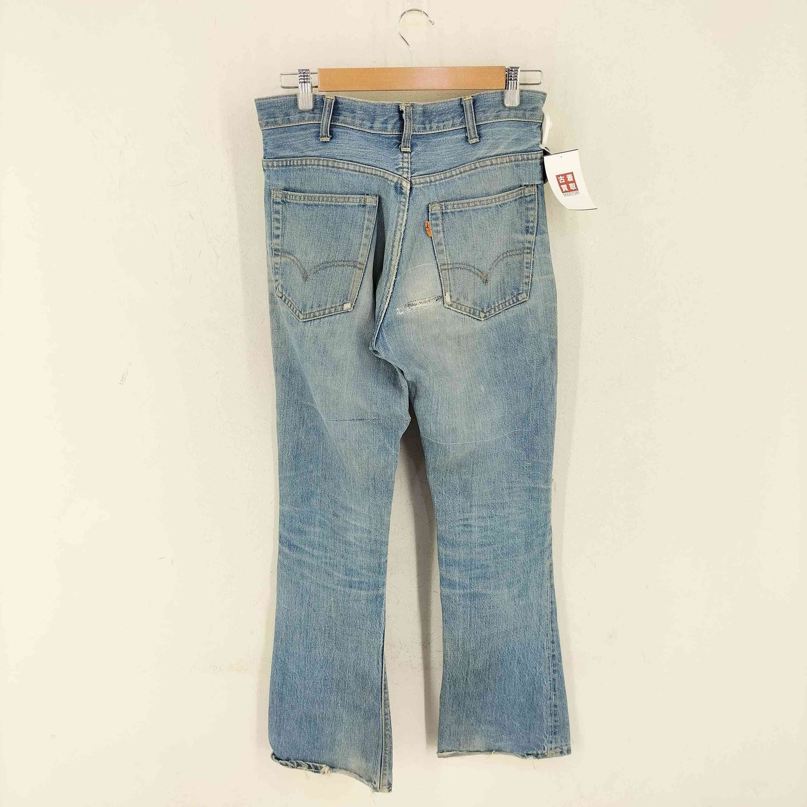 リーバイス Levis 70s 66 前期 517 ボタン裏8 オレンジタブ BIGE 42talon ブーツカット デニムパンツ メンズ 表記無