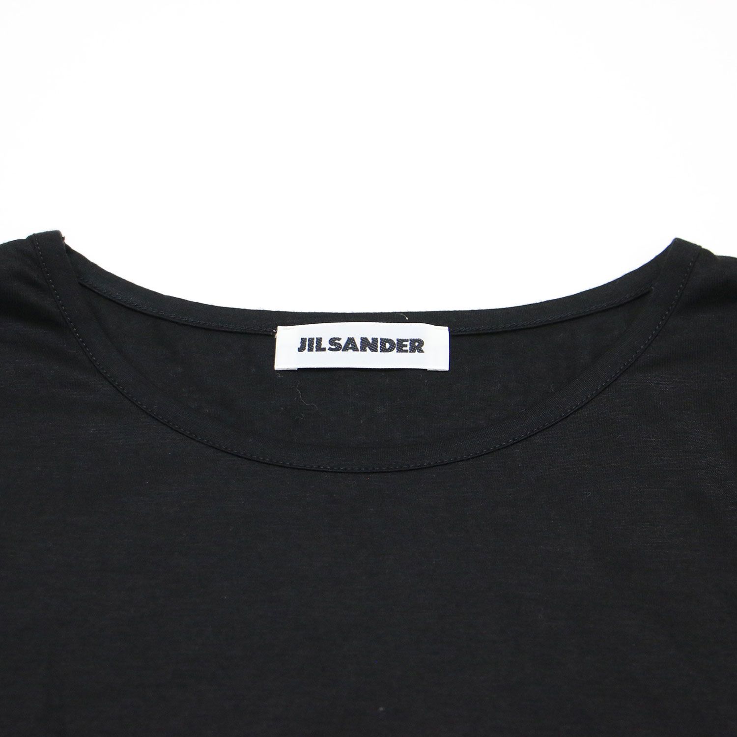 新品 jil sander Tシャツ 国内正規品 ブラック 黒 JIL SANDER ジルサンダー Tシャツ 半袖 クルーネック 丸首