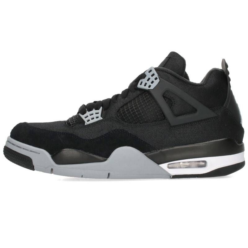 ナイキ AIR JORDAN 4 RETRO SE BLACK AND LIGHT STEEL DH7138-006  エアジョーダン4レトロブラックアンドライトスチールスニーカー メンズ 28cm