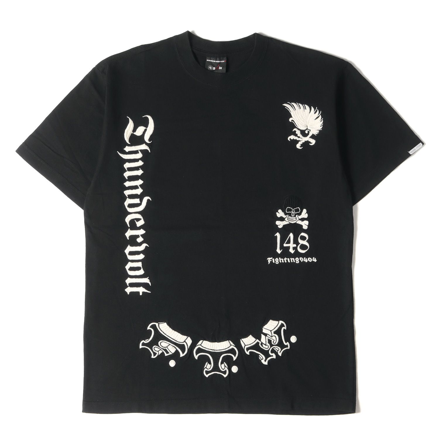 NEIGHBORHOOD ネイバーフッド Tシャツ サイズ:M 00s FTW 刺繍 クルーネック 半袖 Tシャツ 2004年モデル ブラック 黒 トップス カットソー アーカイブ【メンズ】