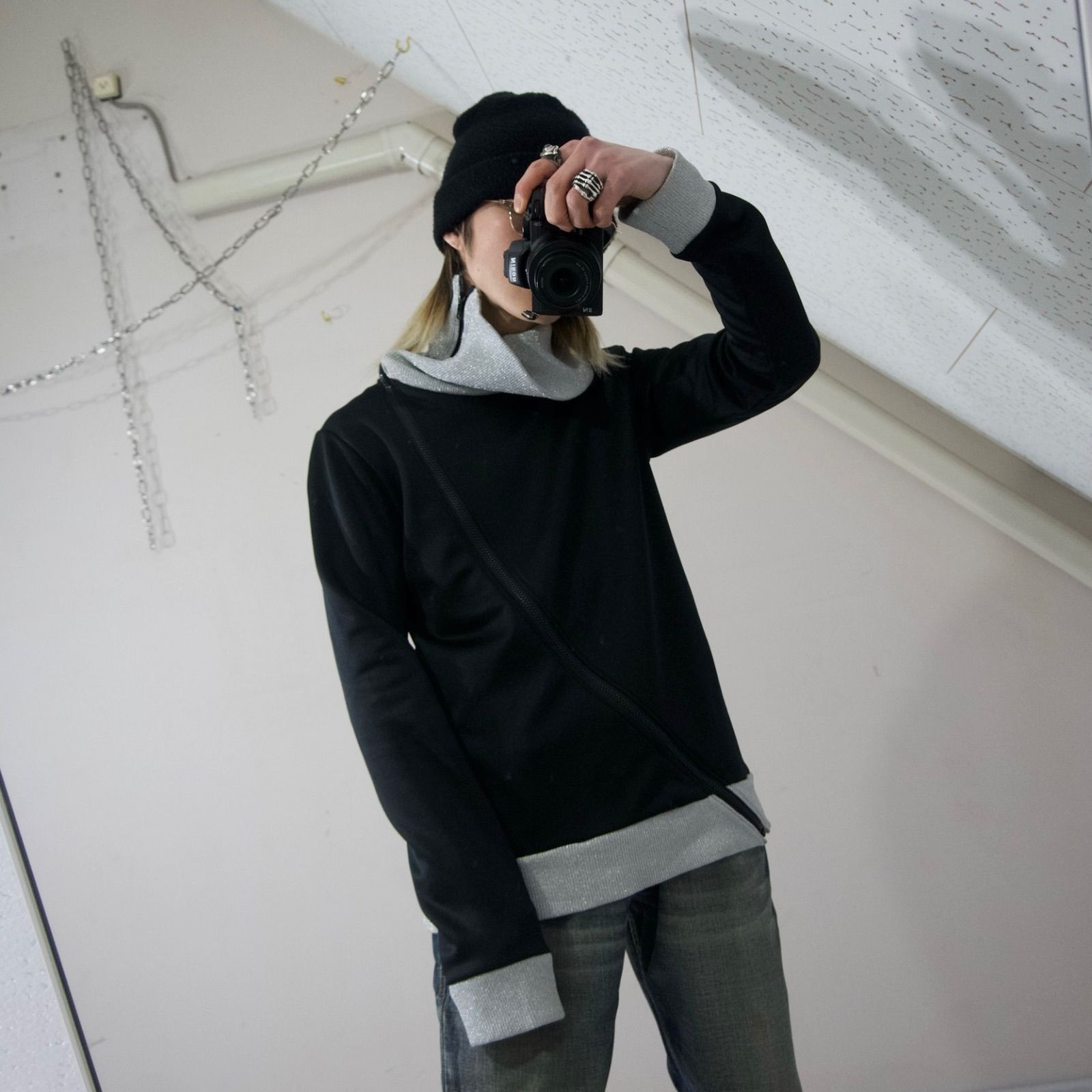yaponskii Deformation Neck Track Jacket ヤポンスキー 変形