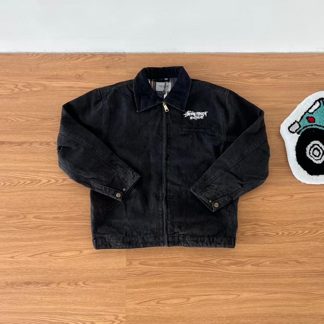 Carhartt WIP メンズ ダック Detroit ジャケット ジャケット 連名stussyステューシー ジャケット