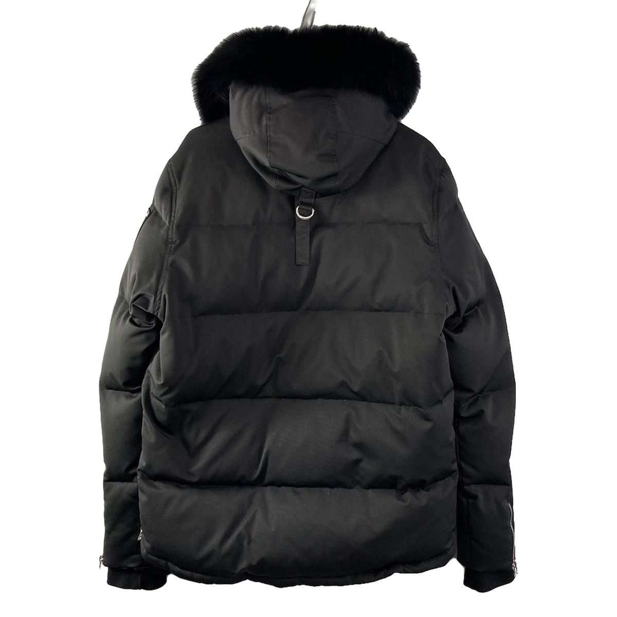 MOOSE KNUCKLES ムースナックルズ ダウンジャケット サイズXL|TG メンズ - 黒 長袖|ブルーフォックス|ジップアップ|冬