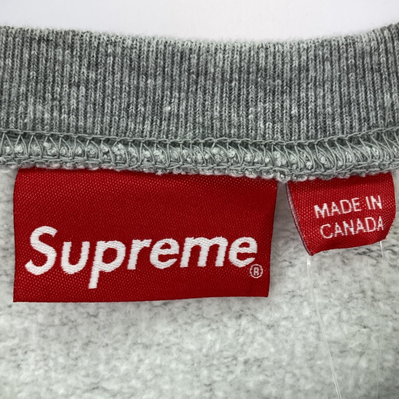 Supreme cutout logo crewneck スウェットグレー L - メルカリ