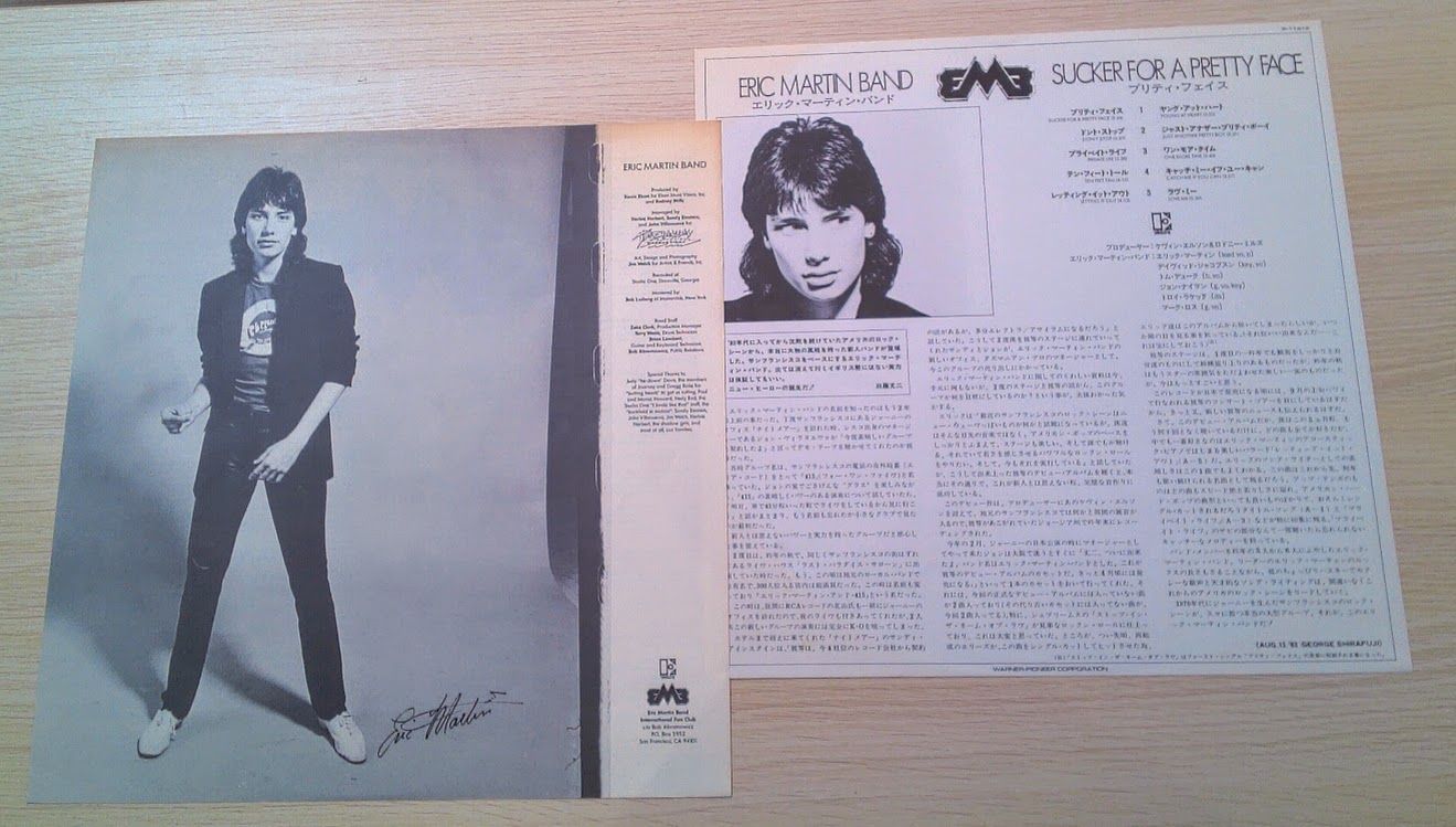ERIC MARTIN BAND「プリティ・フェイス」レコード 帯付 中古 ERIC MARTIN BAND「プリティ・フェイス」レコード 帯付 中古