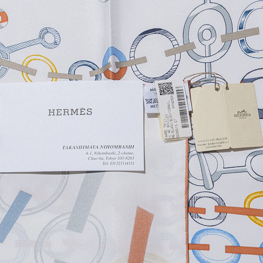HERMES エルメス カレ90 Do Re Boucles ド・レ・ブックル 003951S 07 