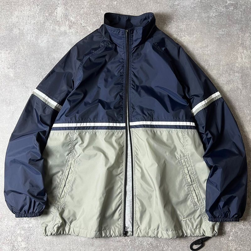 00s NIKE ライナー付き フルジップ ナイロン ジャケット L / Y2K 00 