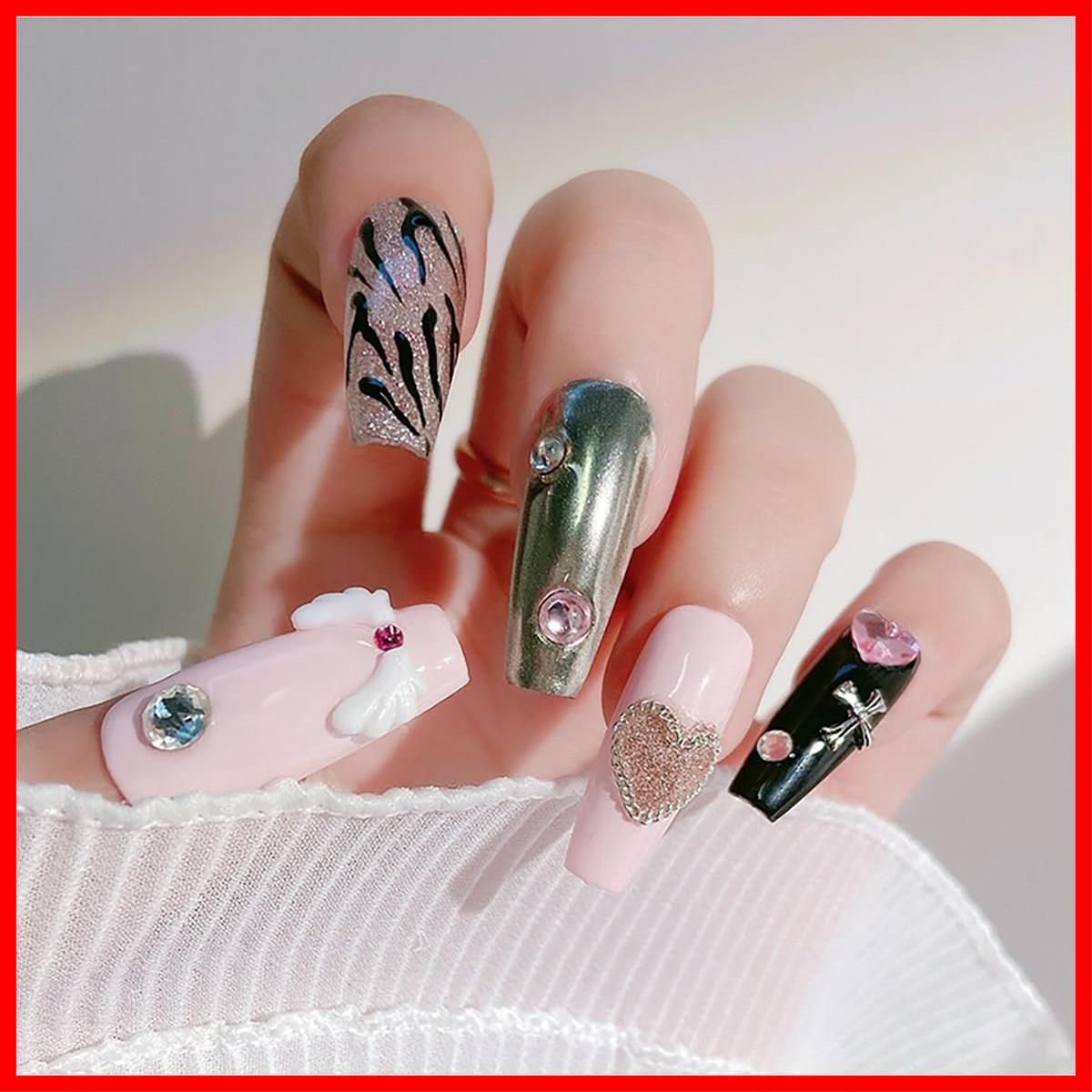 9→ネイルパーツ 20個 デコネイル ネイル用品 楽天市場】デコパーツ【100.ネイルパーツ 4種類】王冠 蝶々