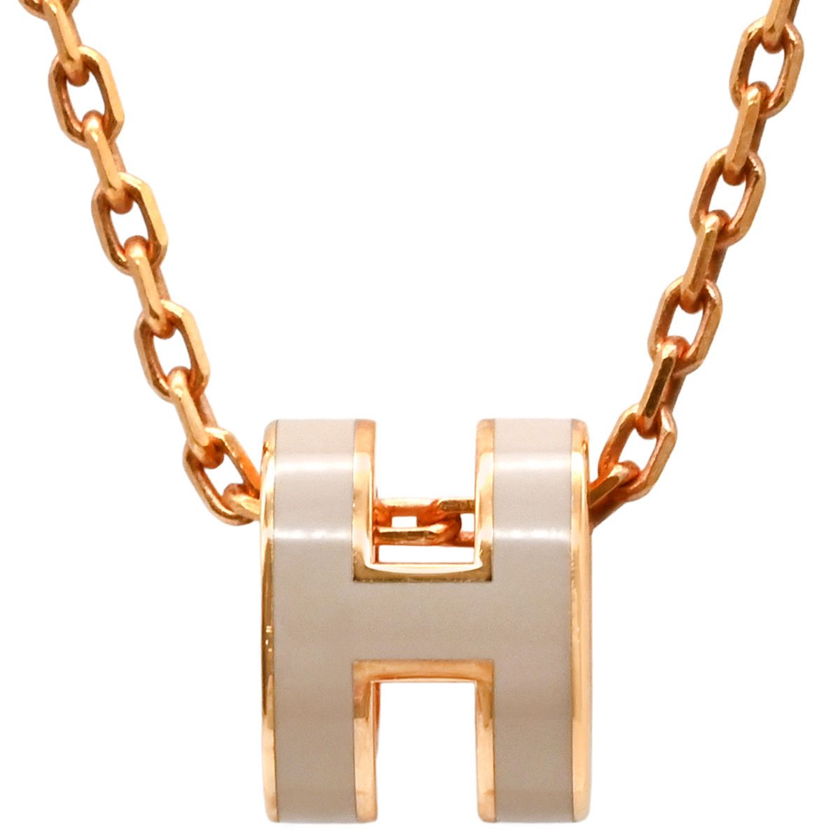 HERMES ポップアッシュ ミニ マロングラッセ ローズゴールド エルメス