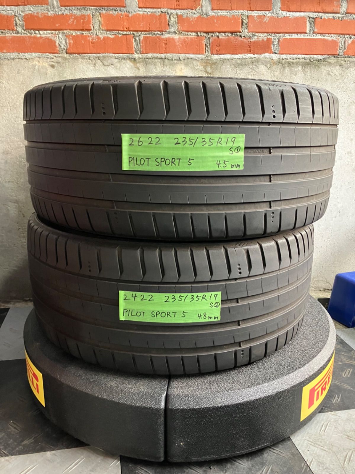 【中古】MICHELIN PILOT SPORT 5　 4本 PILOT 2024年製 ミシュラン Pilot Sport 5 パイロットスポーツ5