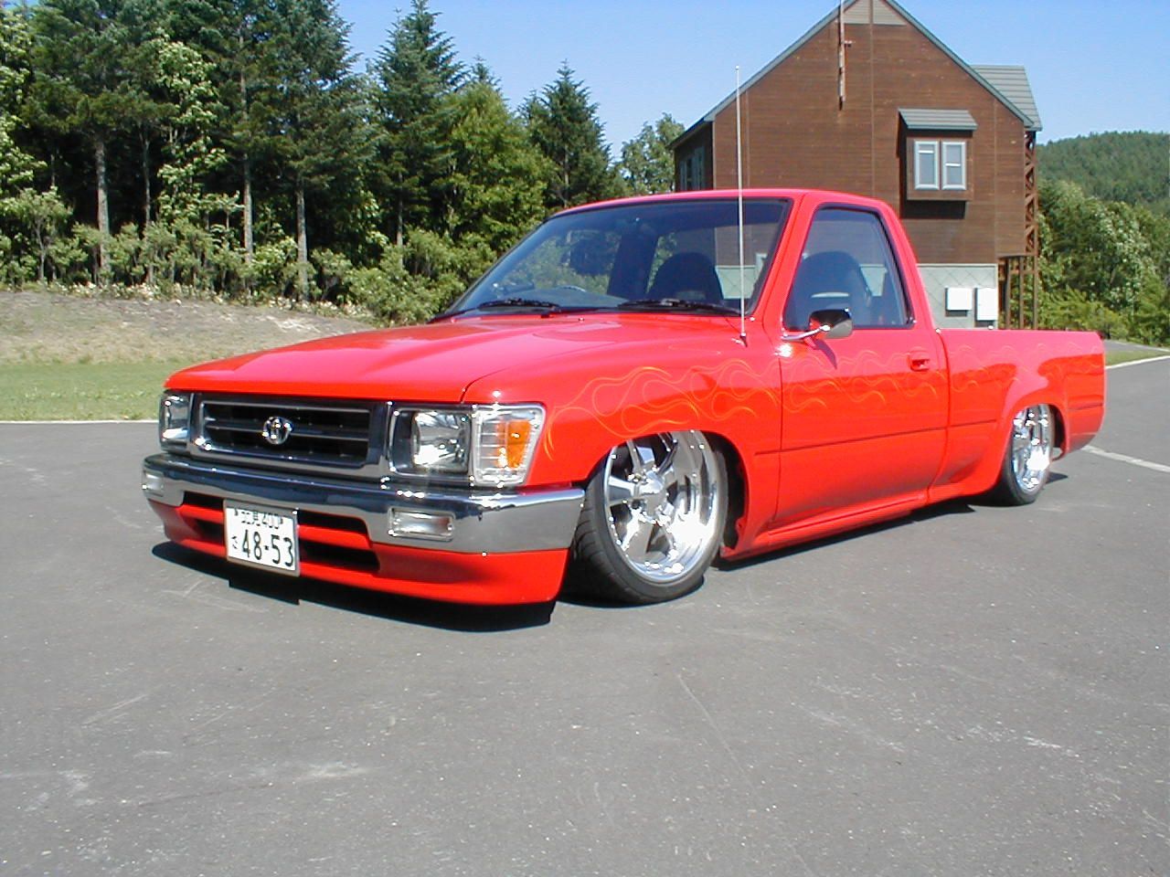 ダットサントラック　D21 ダットラ　ローダウン　ブロック　ロワリング D21ダットサントラック | 今日のタックル