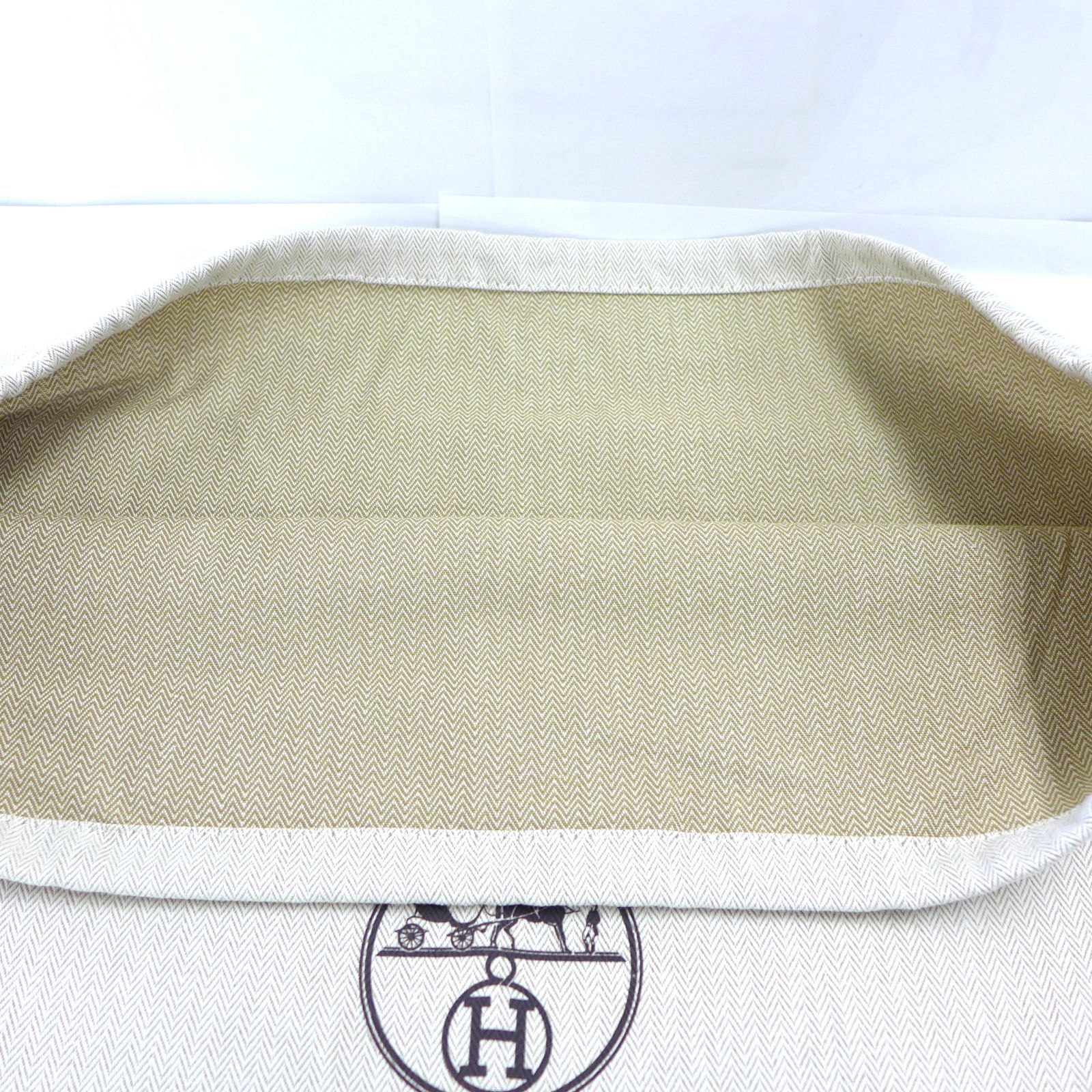 HERMES エルメス　保存袋　巾着袋　大サイズ　2枚 エルメス HERMES 保存袋 巾着2枚セット｜Yahoo!フリマ（旧