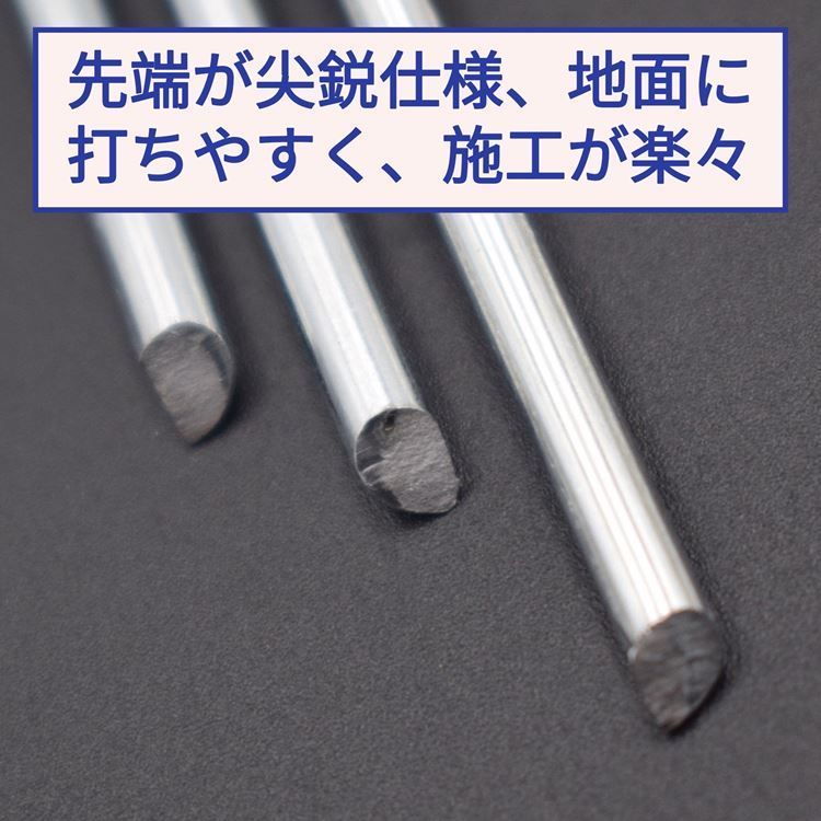 U字ピン 【押さえパット付き 20cm 100本】 スチール製 4mm径 人工芝 防草シート 農業ビニール 等 固定 メルカリ