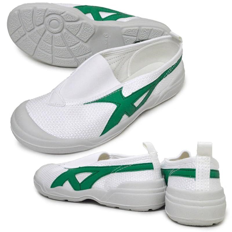 [ムーンスター] 上履き バイオLT01 キッズ グリーン 19.0 cm 2E 0