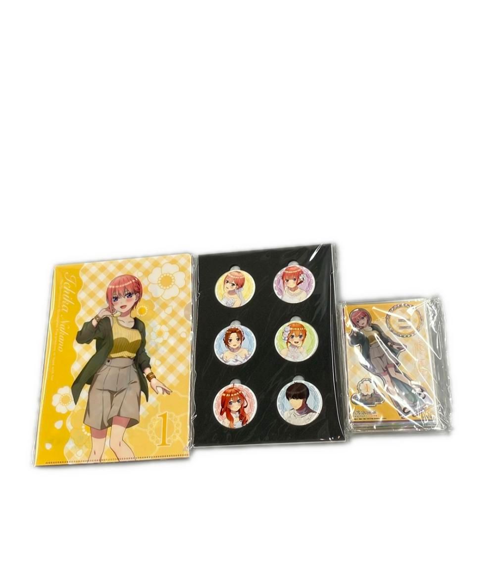 【中古】 五等分の花嫁 アクリルスタンド&amp;缶バッチ&amp;クリアファイル 彼女と交わす五つの約束 Special Box 五等分の花嫁 アクリルスタンド&缶バッチ&クリアファイル 彼女と