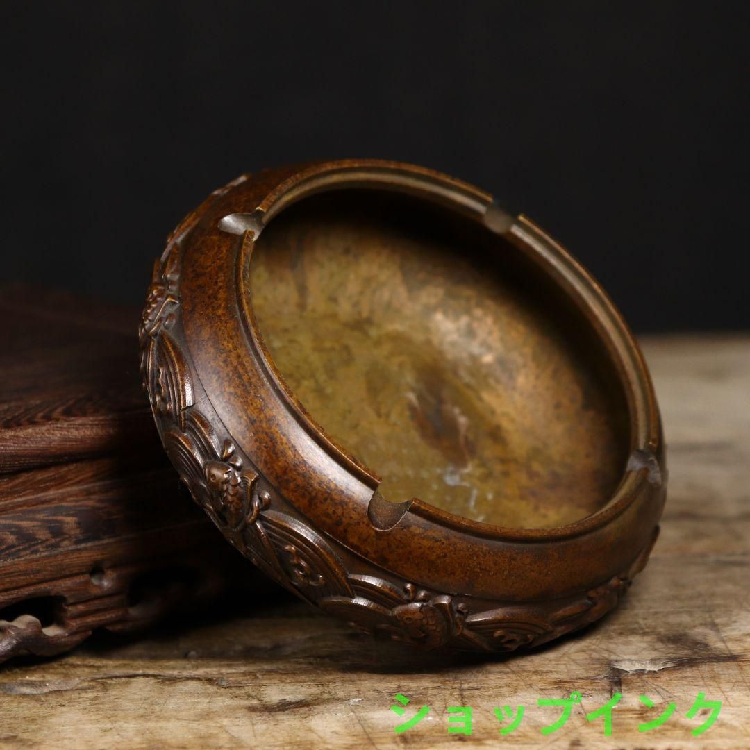 灰皿 リビング 茶室 茶台 香炉 置物 銅器 銅製品 灰皿 リビング 茶室 茶台 香炉 置物 銅器 銅製品 - メルカリ