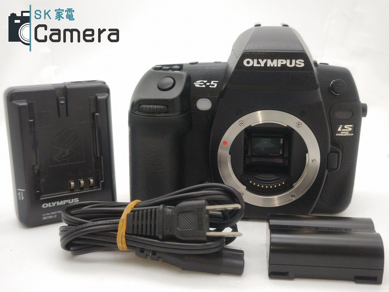 OLYMPUS E-5 ボディ オリンパス 電池 充電器付 ショット数約7900回