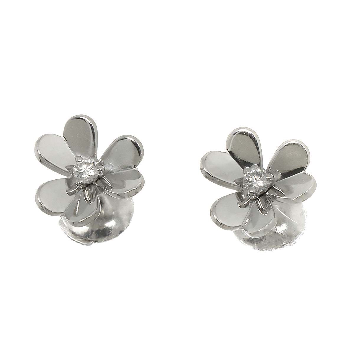 ヴァンクリーフ - アーペル Van Cleef - Arpels フリヴォル ミニ ダイヤ ピアス K18 WG 750 Earring Pierced 90293739