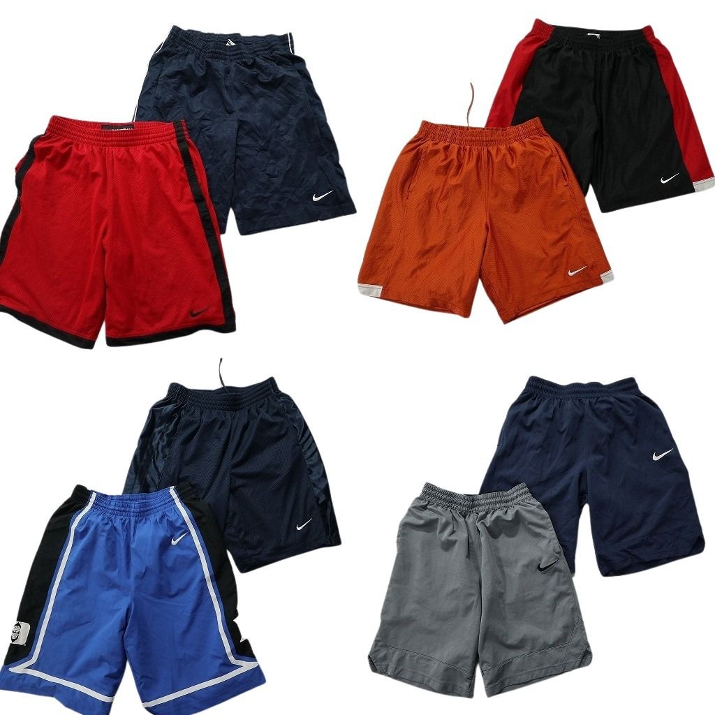 古着卸 ナイキ NIKE バスパン 8枚セット メンズ M バイ ワンポイント ライン系 古着 NA4772