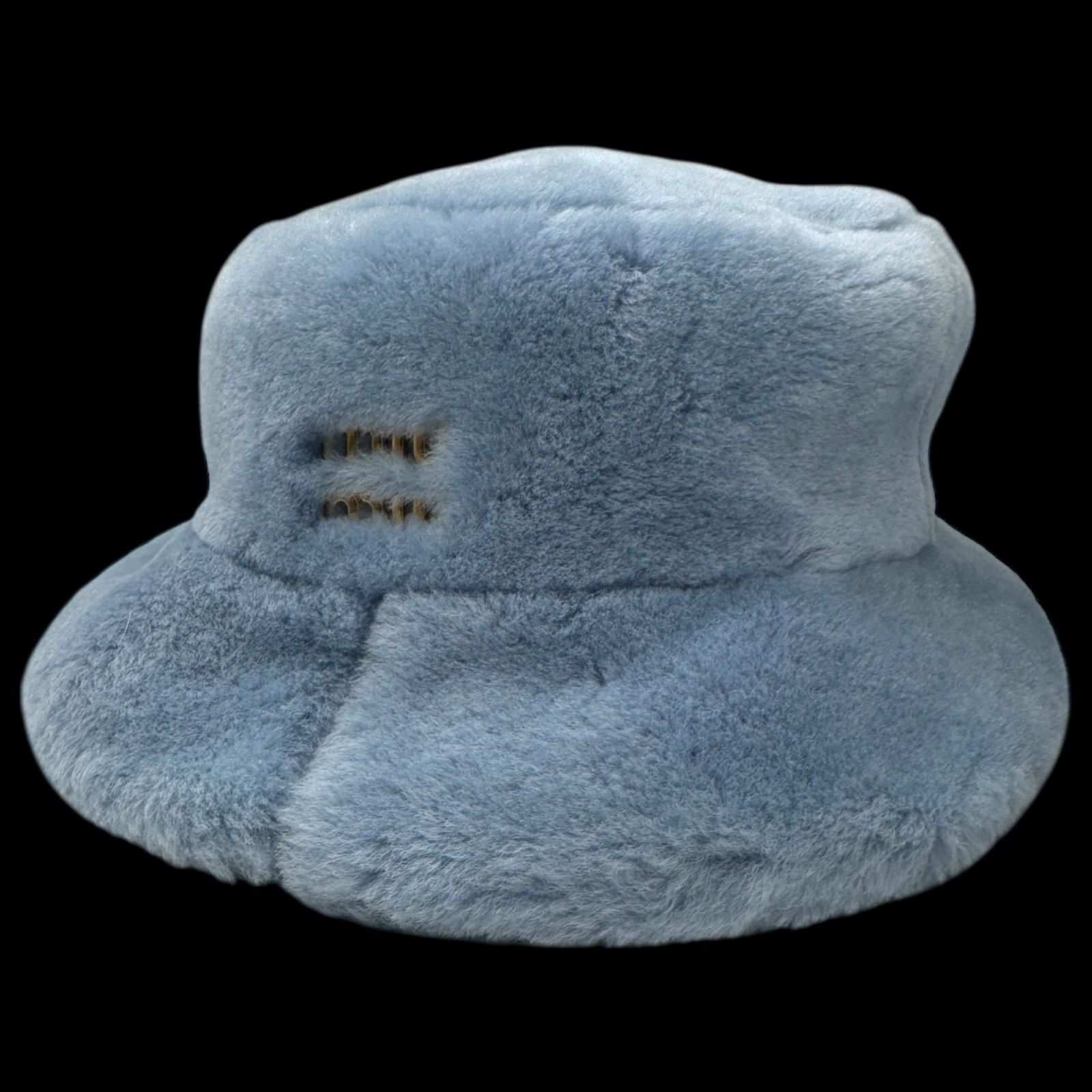 高級 miu miu ミュウミュウ ムートン リアルファー シープスキン