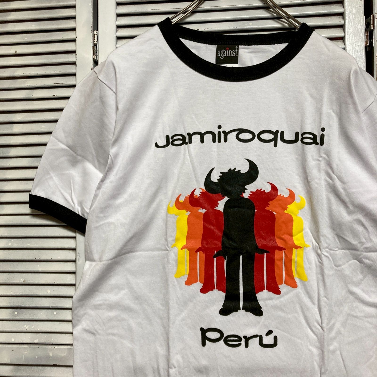 バンド リンガー Tシャツ 白 ジャミロクワイ jamiroquai