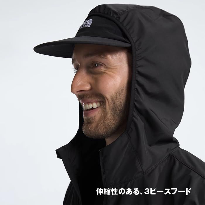 THE NORTH FACE ノースフェイス メンズ ジャケット アウター 軽量 ウィンドジャケット ブラック ランニング アウトドア 山登り  キャンプ リフレクター 黒 フード NF0A83TM HIGHER RUN WIND JACKET [並行輸入品] - メルカリ