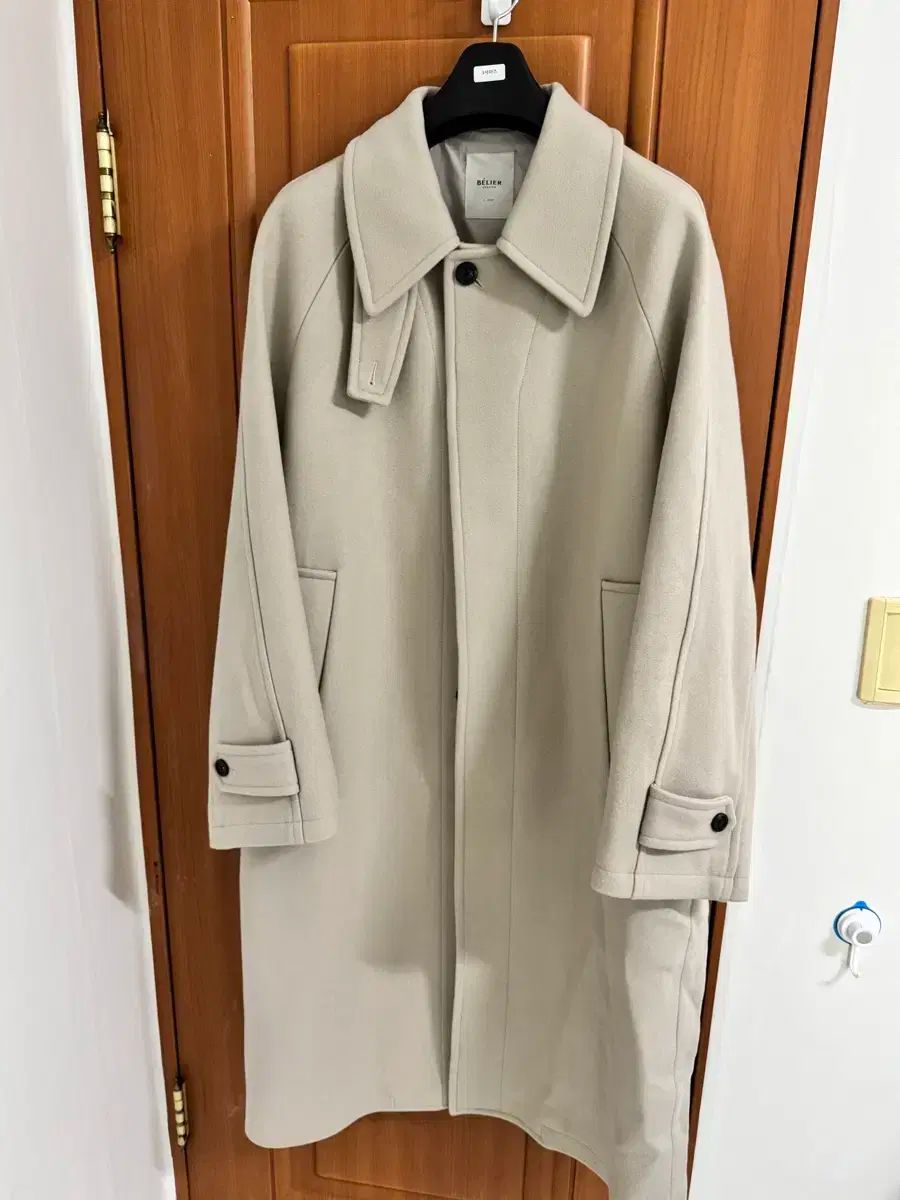 【雷市場（ポンジャン）商品韓国直送】 BELIER(ベルリエ) マキシ メルトン ウール バルマカーンコート L105