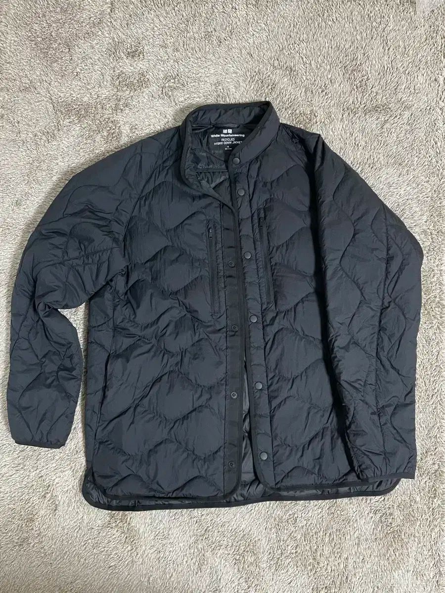 UNIQLO ユニクロ 白 登山 ハイブリッド ダウン ジャケット XL