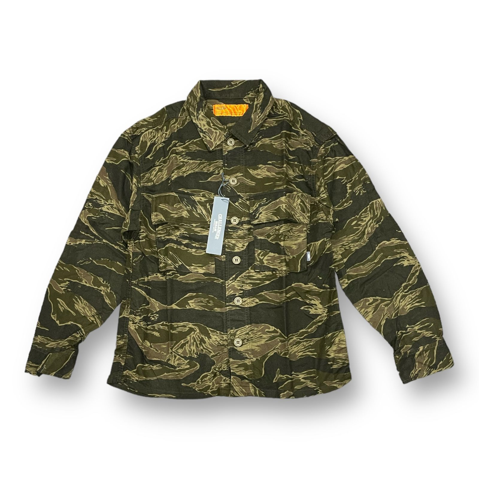 新品 定価29700円 CHALLENGER 22AW CAMOUFLAGE FLANNEL SHIRT 迷彩