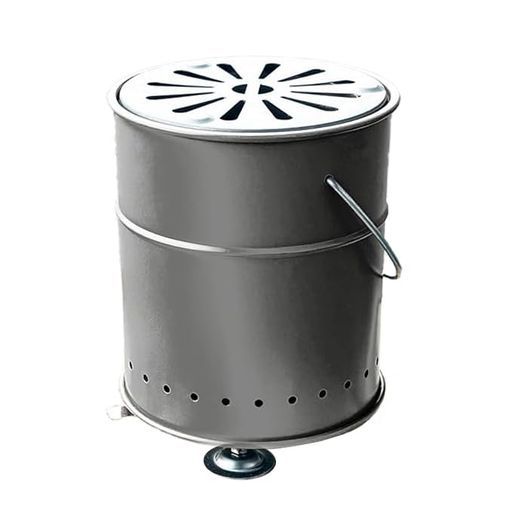 ホンマ製作所マルチストーブAC-18GYグレー【防災】【薪】【豆炭】【木炭】【練炭】【煮炊き】【携帯コンロ】【二次燃焼】【日本製】