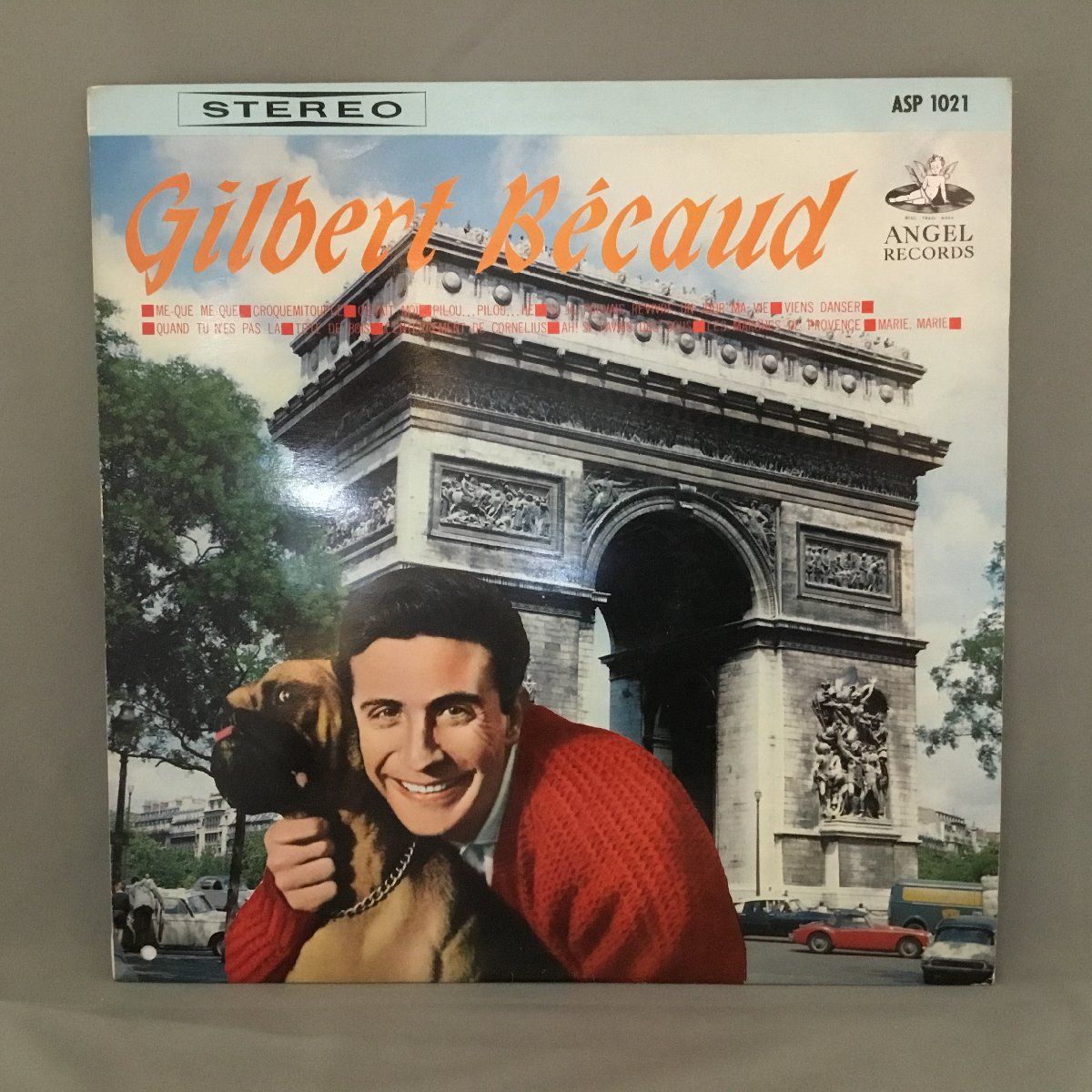 ☆赤盤 ◇ 歌うジルベール・ベコー GILBERT BECAUD (LP) ASP