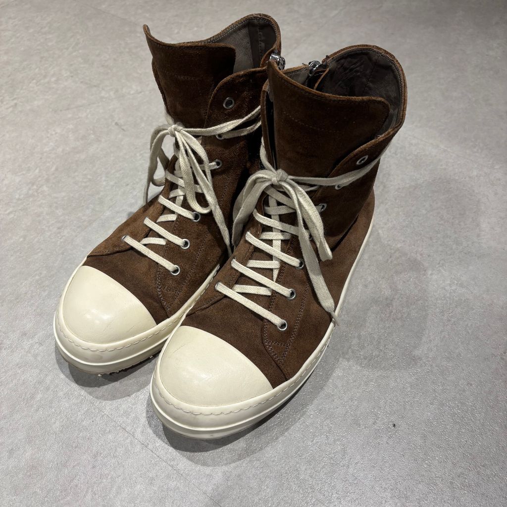 Rick Owens DRKSHDW リックオウエンス ダークシャドウ Suede Ramones 