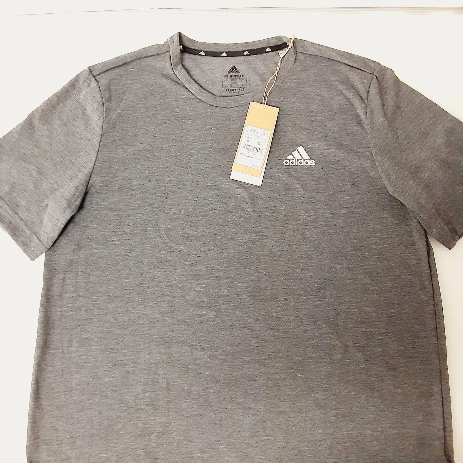 adidas アディダス Tシャツ グレー Mサイズ - メルカリ