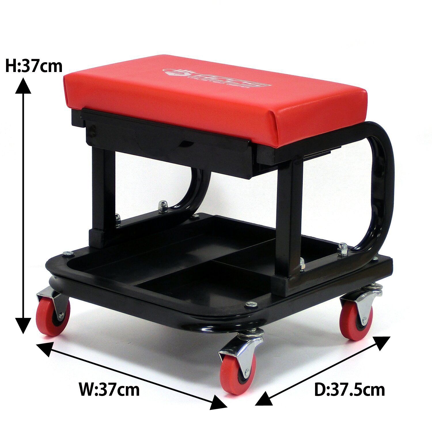 ワークシート1段トレー付き W37×D37.5×H37cm