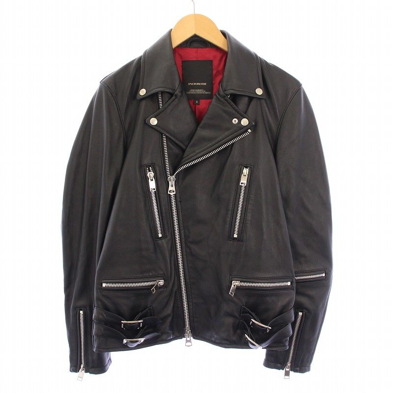 ジャックローズ Jackrose ダブルライダースジャケット レザー 革ジャン 