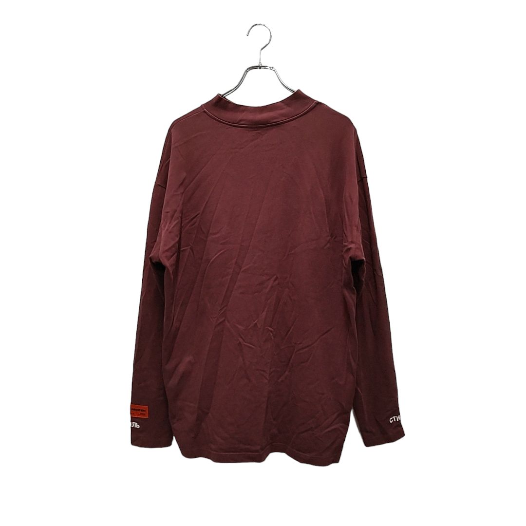 HERON PRESTON ヘロンプレストン ロゴ 刺繍 モックネック 長袖 T HERON PRESTON ヘロンプレストン ロゴ 刺繍 モックネック 長袖 T