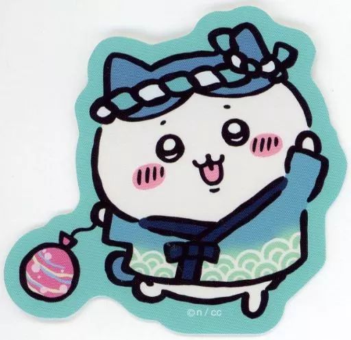 [Used] Stickers & Stickers Hachiware (Chiikawa Fair) Stickers Sized to Attach to Smartphones “Chiikawa Somehow Small and Cute, Chiikawa @Odaiba Adventure King 2023" Chiikawa Odaiba Store Merchandise