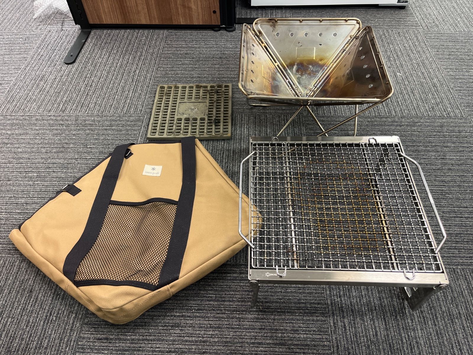 【スノーピーク】焚き火台S 4点セット スノーピーク4点セット 焚き火台M